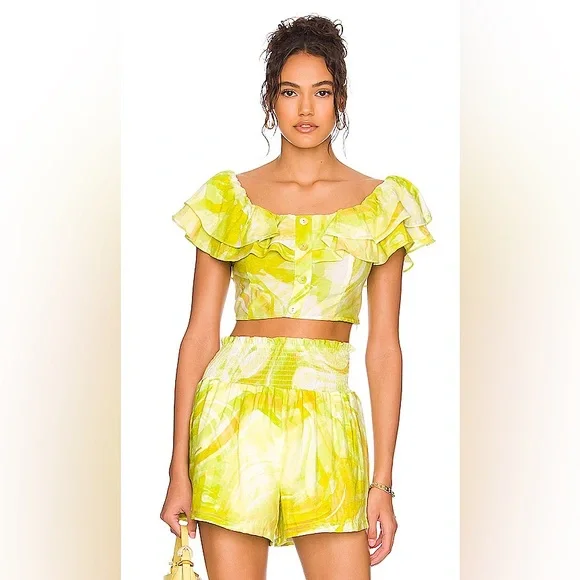 BCBGeneration | Ruffle Neck Top - Abstract
Swirl - Picture 2 of 6